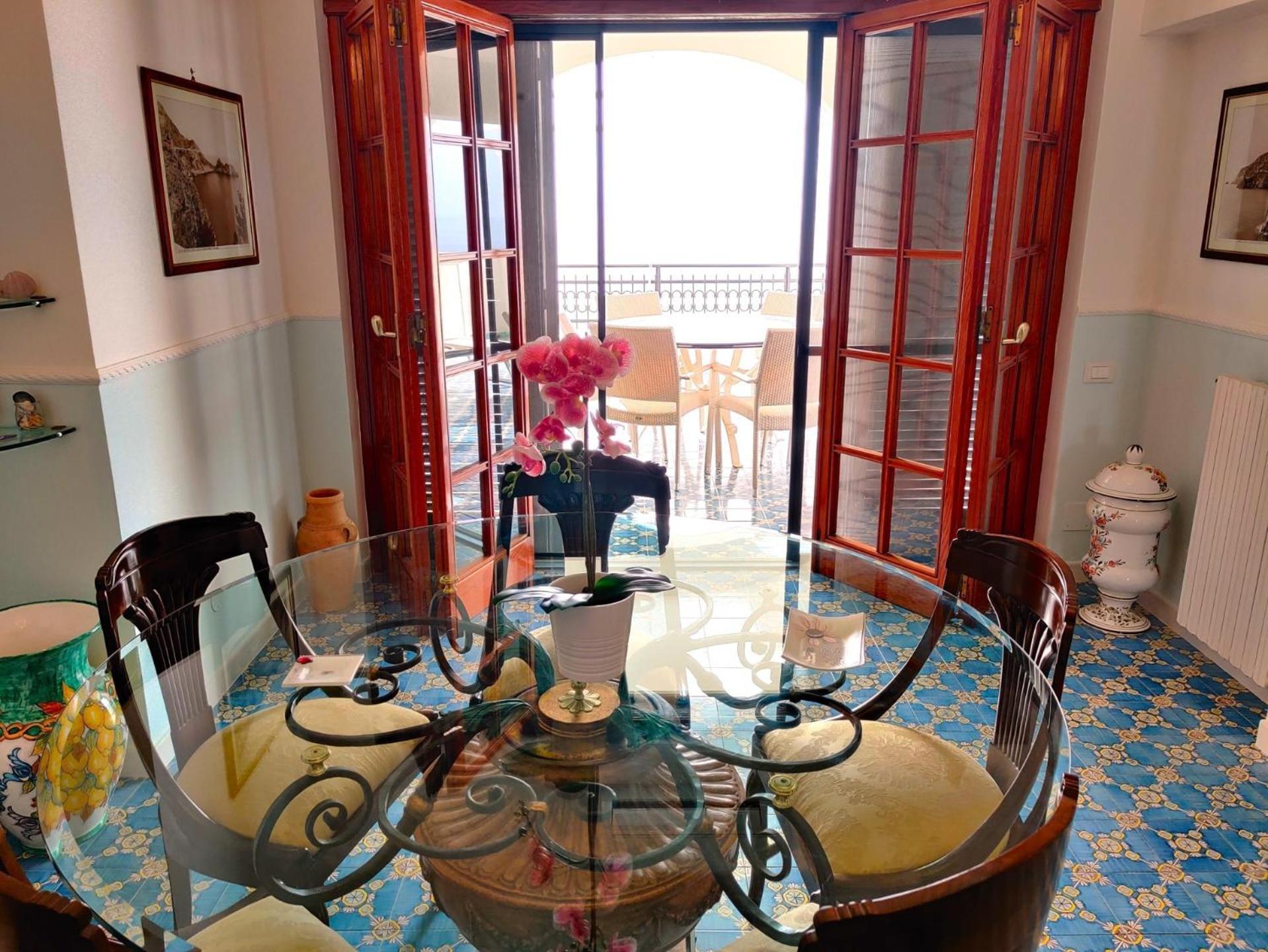 Апартаменты Casa La Scogliera Праяно Экстерьер фото